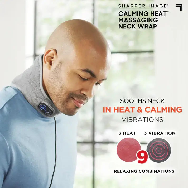 Calm Heat Massaging Neck Wrap – لفافة تدفئة وتدليك للرقبة من كالم